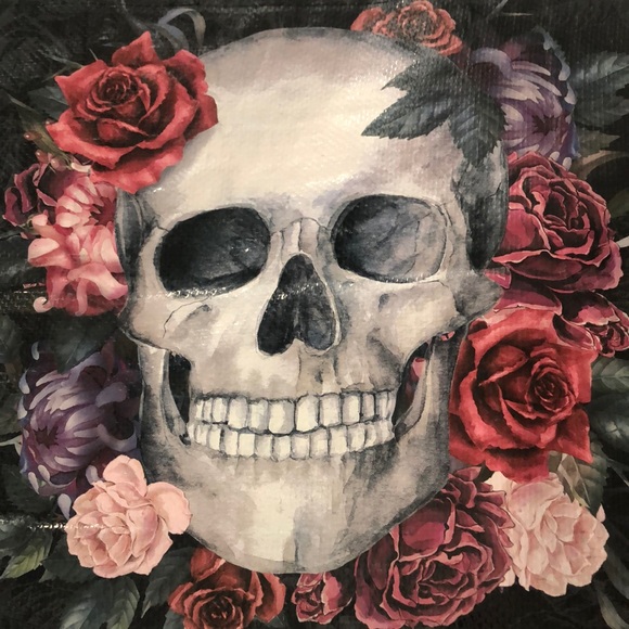 The Christmas Tree Shop Scull Reusable Shopping Bag NWT - Picture 2 of 7